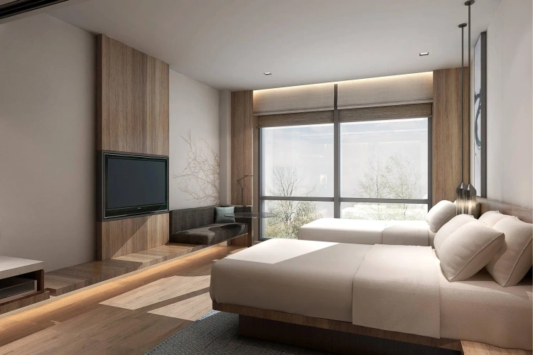 Deluxe Twin room with city view