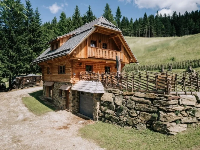 Cottage with balcony
