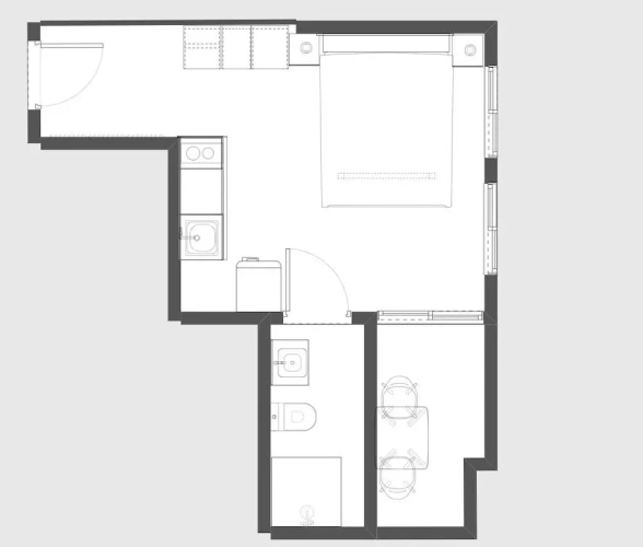 Premium Double Studio beachfront