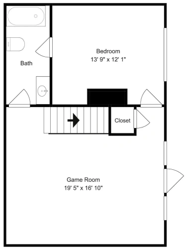 2 Bedrooms Studio