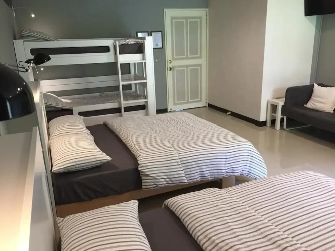 Comfort Quadruple room with balcony and with mountain view
