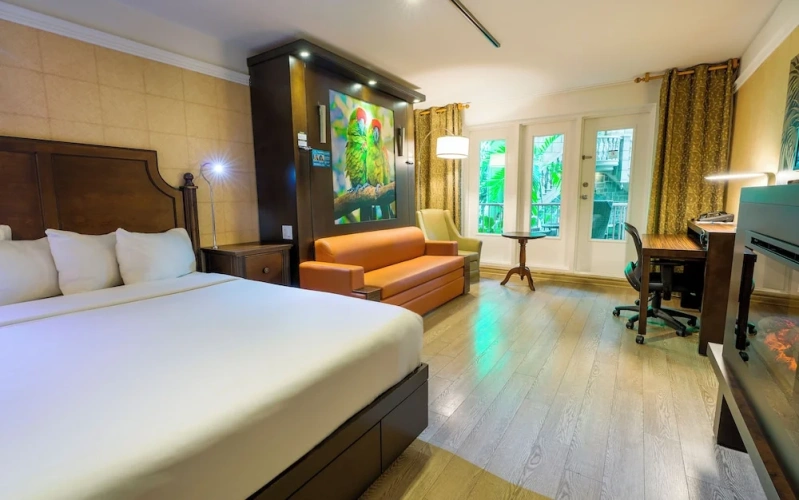 Superior Double room with balcony and with garden view