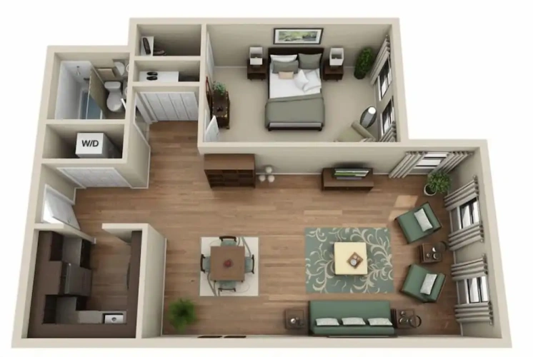 1 Bedroom Luxury Apartment