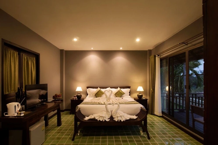 Standard Double room with balcony and with garden view