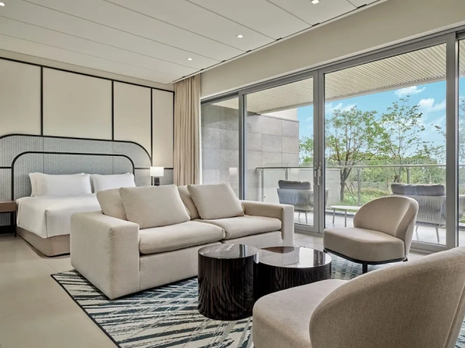 Double Suite with balcony and with garden view
