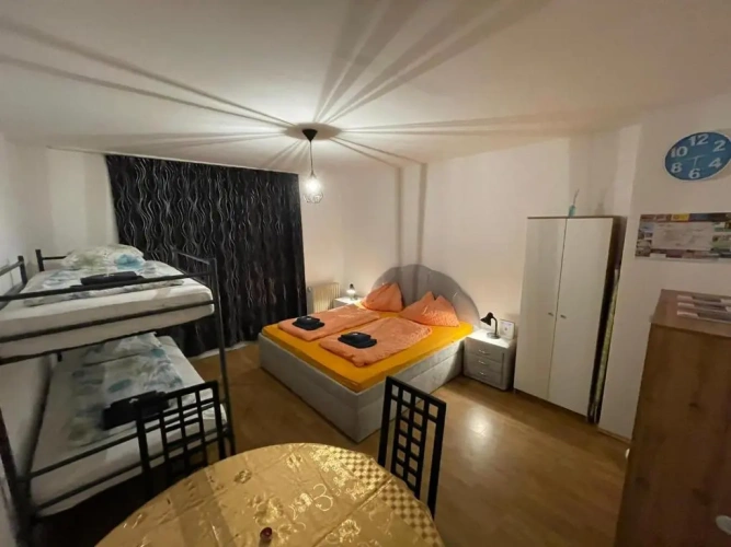 Studio with balcony