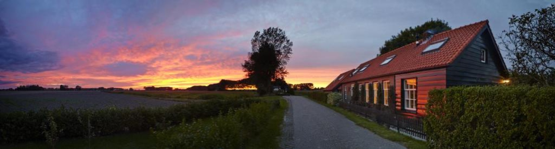Outside