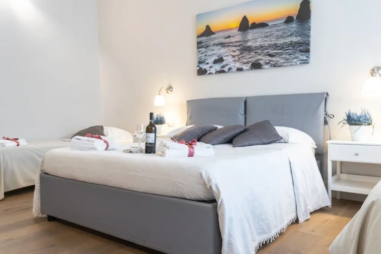 Standard Quadruple room with balcony