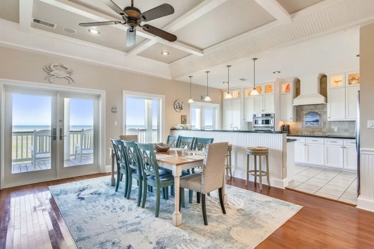 Beachfront Flamingo by RedAwning