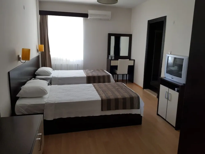Standard Twin room with balcony and with sea view