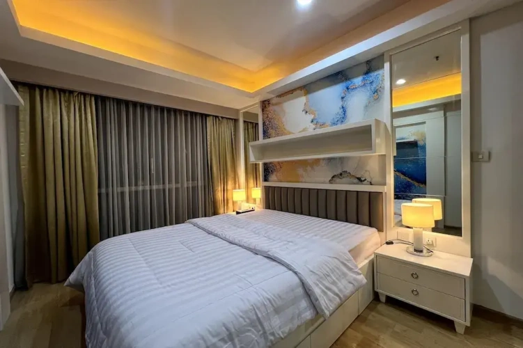 1 Bedroom Deluxe Apartment with balcony and with city view
