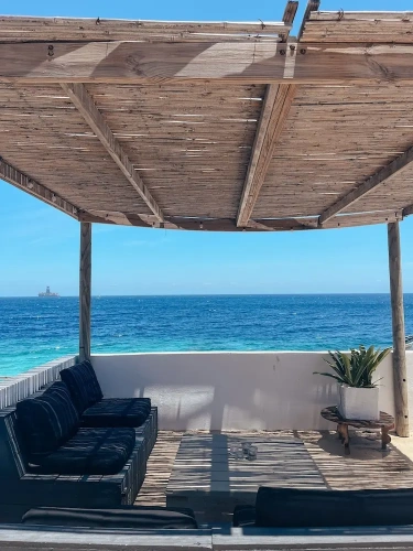 Comfort room with balcony and with partial ocean view