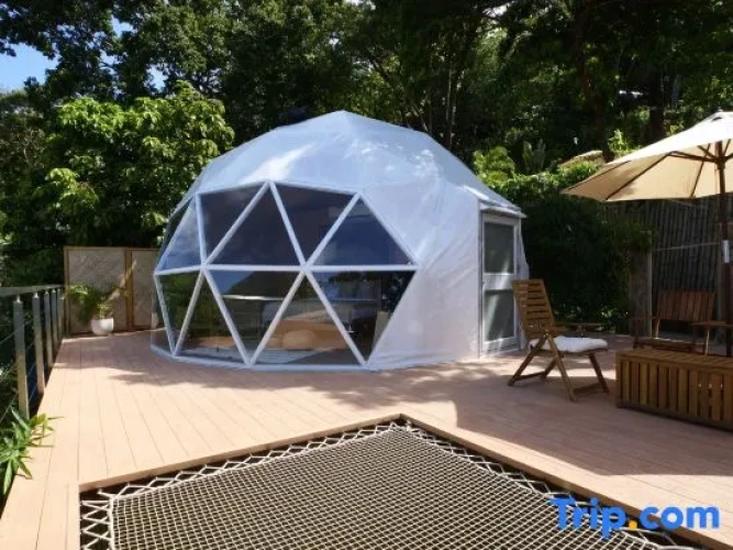 Tent with sea view