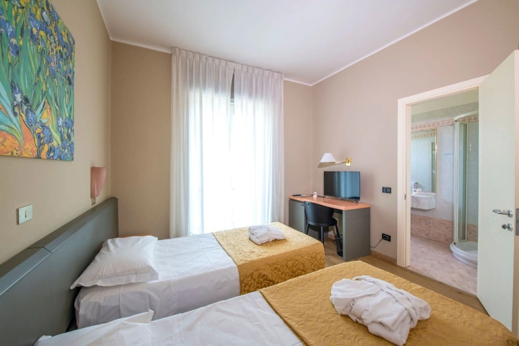 Standard Double room with balcony and with land view