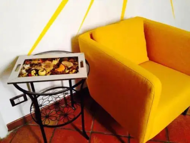 Yellow Butterfly House Holiday