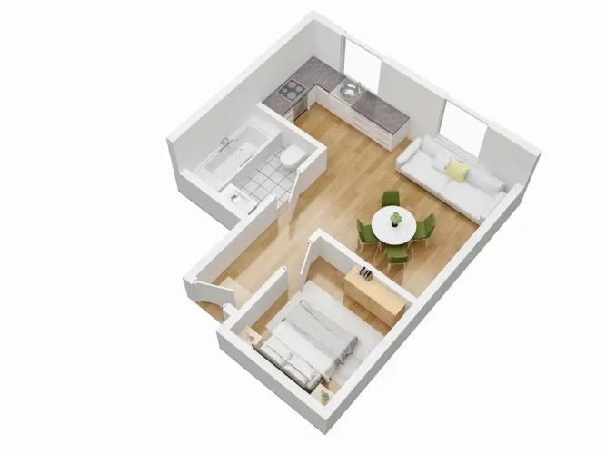 1 Bedroom Apartment