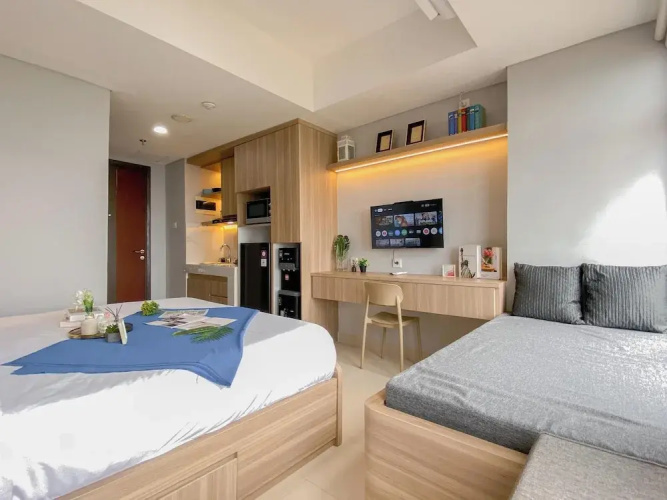 Nice And Comfortable Studio Room Apartment At Pollux Chadstone