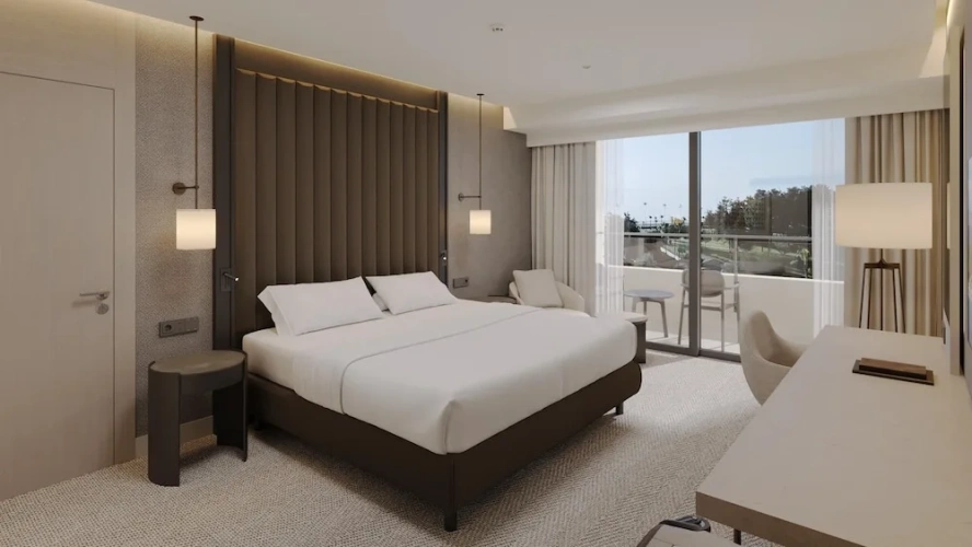 Deluxe Mirage Park Building Double Suite with sea view