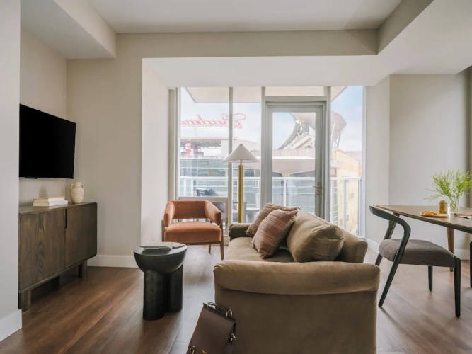 1 Bedroom Double Apartment with city view