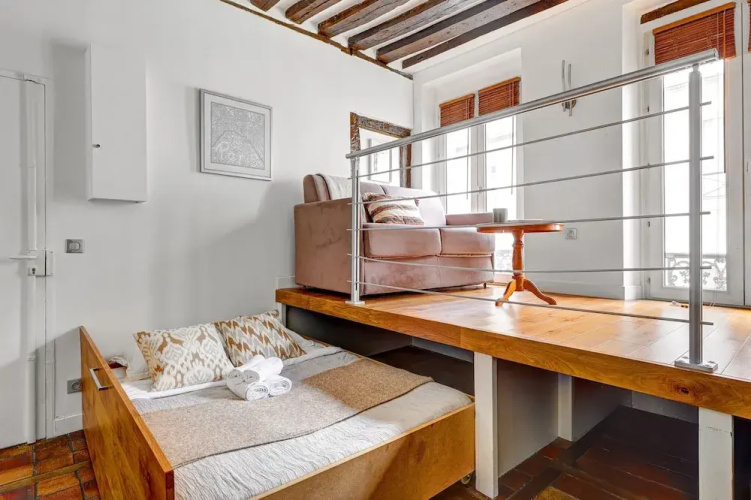 Elegant Studio in Le Marais - Sleeps 4