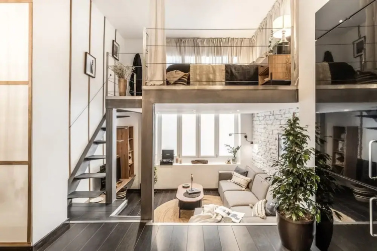 Galez - Studio and Terrace in R os Rosas