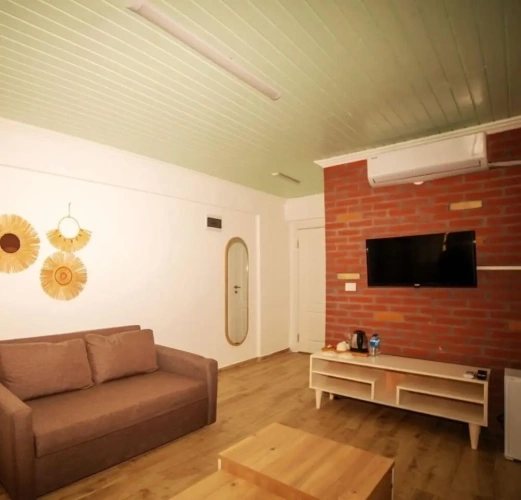 Double Apartment with balcony and with courtyard view