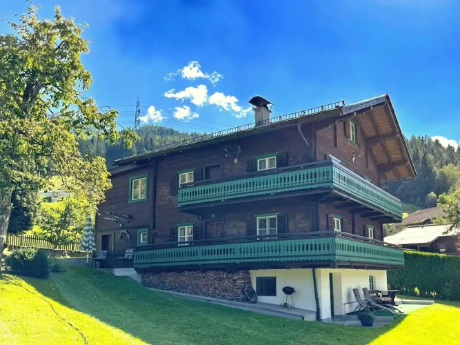 Chalet with balcony