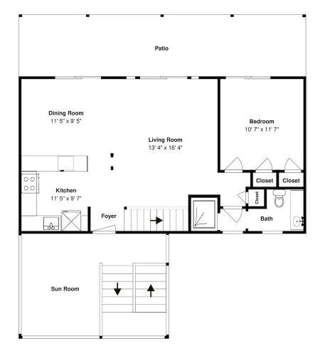 4 Bedrooms Studio