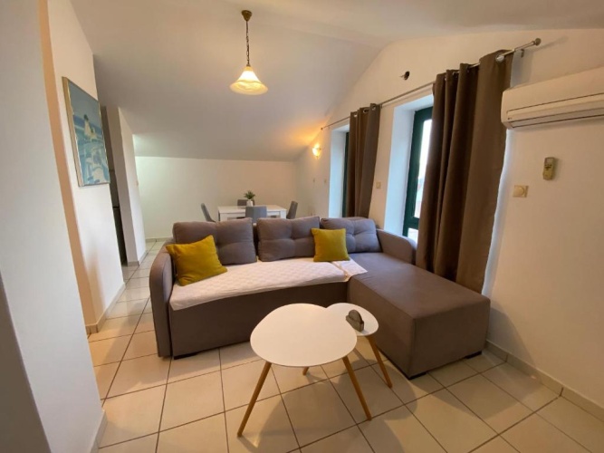 1 Bedroom Attic Apartment with balcony and with sea view