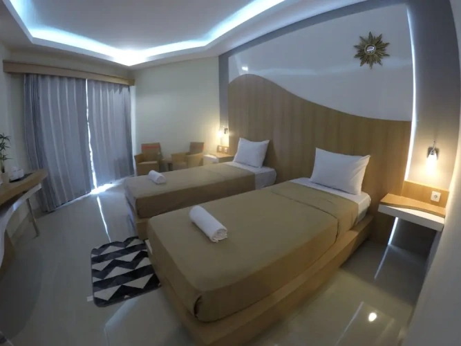 2 Bedrooms Deluxe Twin room with garden view