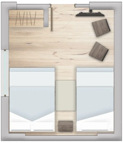 1 Bedroom Comfort Triple room
