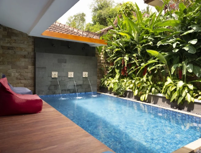 2 Bedrooms Family Villa beachfront