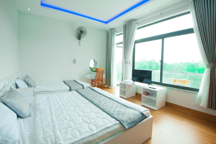 Standard Quadruple room with balcony