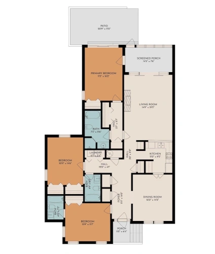 3 Bedrooms Standard room