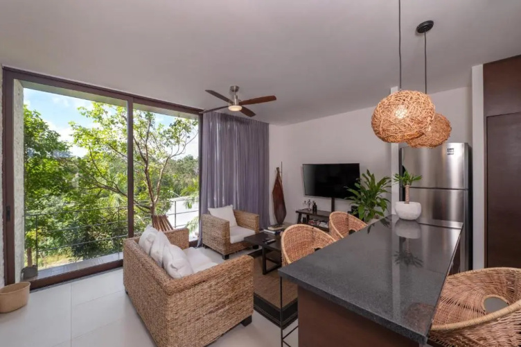 Cozy Studio in La Veleta Tulum with Gym and Pool
