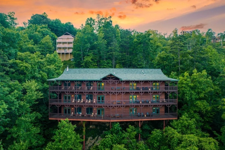 Cottage with balcony