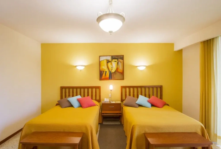 Standard Twin room with balcony and with view