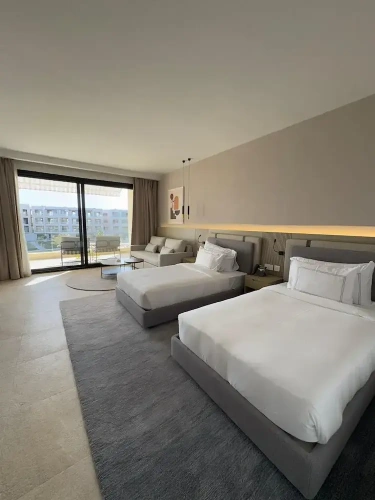 Deluxe Twin room with pool view