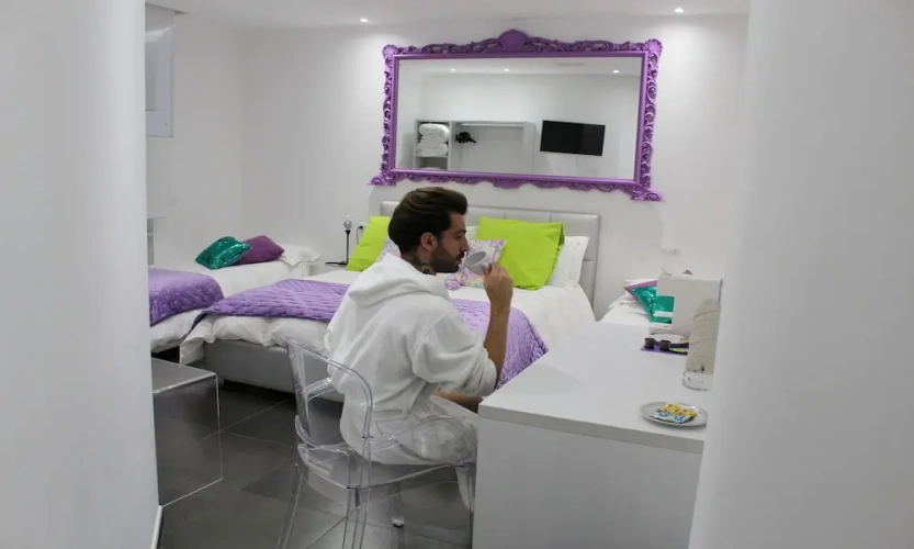 Standard Quadruple room with balcony