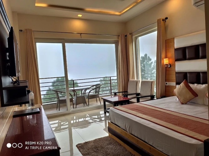 Premium room with balcony and with land view