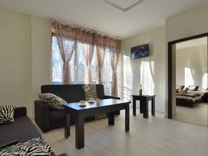 Studio with balcony