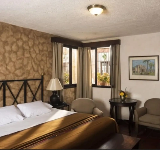 Standard Twin room with balcony and with view