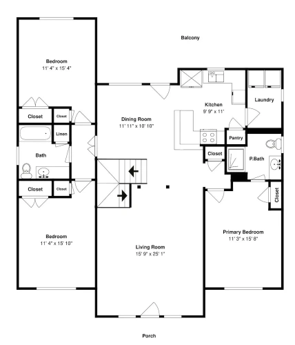 4 Bedrooms Studio