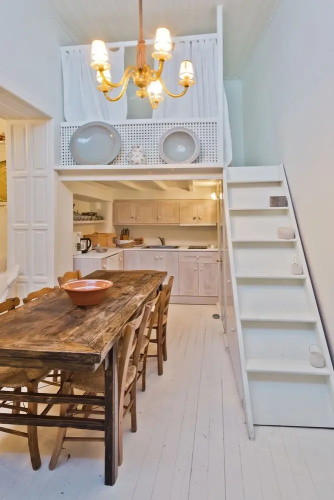 White Traditional House
