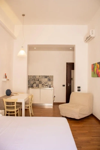Studio with balcony