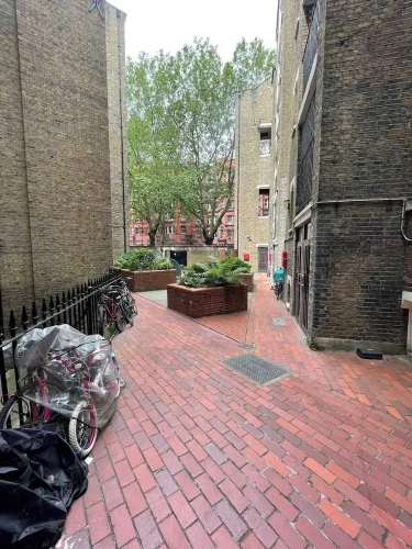 Outside