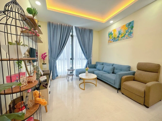 2 Bedrooms Comfort Apartment with balcony and with city view