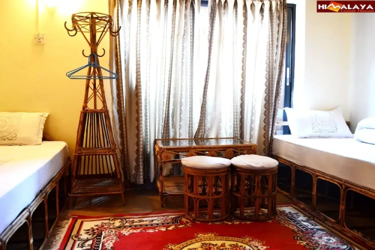 Standard Twin room with balcony and with city view