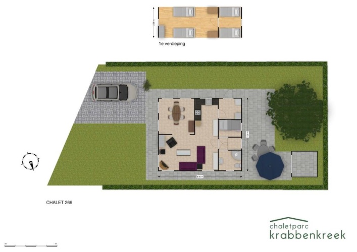 3 Bedrooms Chalet