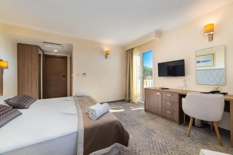 Deluxe Double room with balcony and with sea view